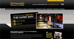 Desktop Screenshot of dynamoboxing.co.uk