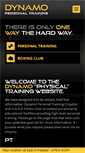 Mobile Screenshot of dynamoboxing.co.uk