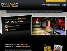 Tablet Screenshot of dynamoboxing.co.uk